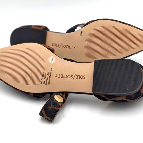 SOLE SOCIETY, Women’s shoes 9.5, Leopard Print, Low Heel. - Picture 13 of 14